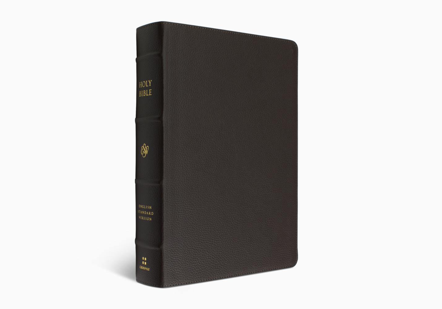 ESV Journaling Bible - Brown Leather, Single-Column & Large Print