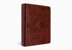 ESV Single Column Journaling Bible® - Chestnut/Leaves
