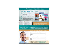 A Gift for You! Enrollment Card - Teal/Pack of 100