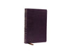 NKJV Single-column Wide-Margin Reference Bible Purple Indexed