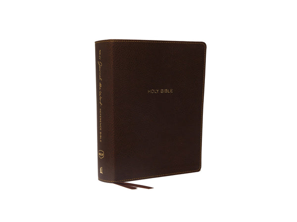 NKJV Journaling Bible, Brown Leathersoft