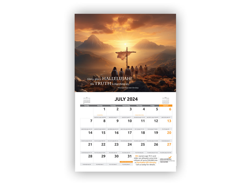 The Psalm 19 Project 2024 Calendar - God's Universe Comes Alive Through the  Prophecy Watchers Observatory