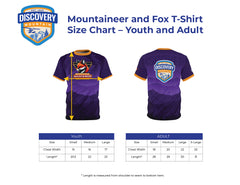 Discovery Mountain Mountaineer Purple T-Shirt