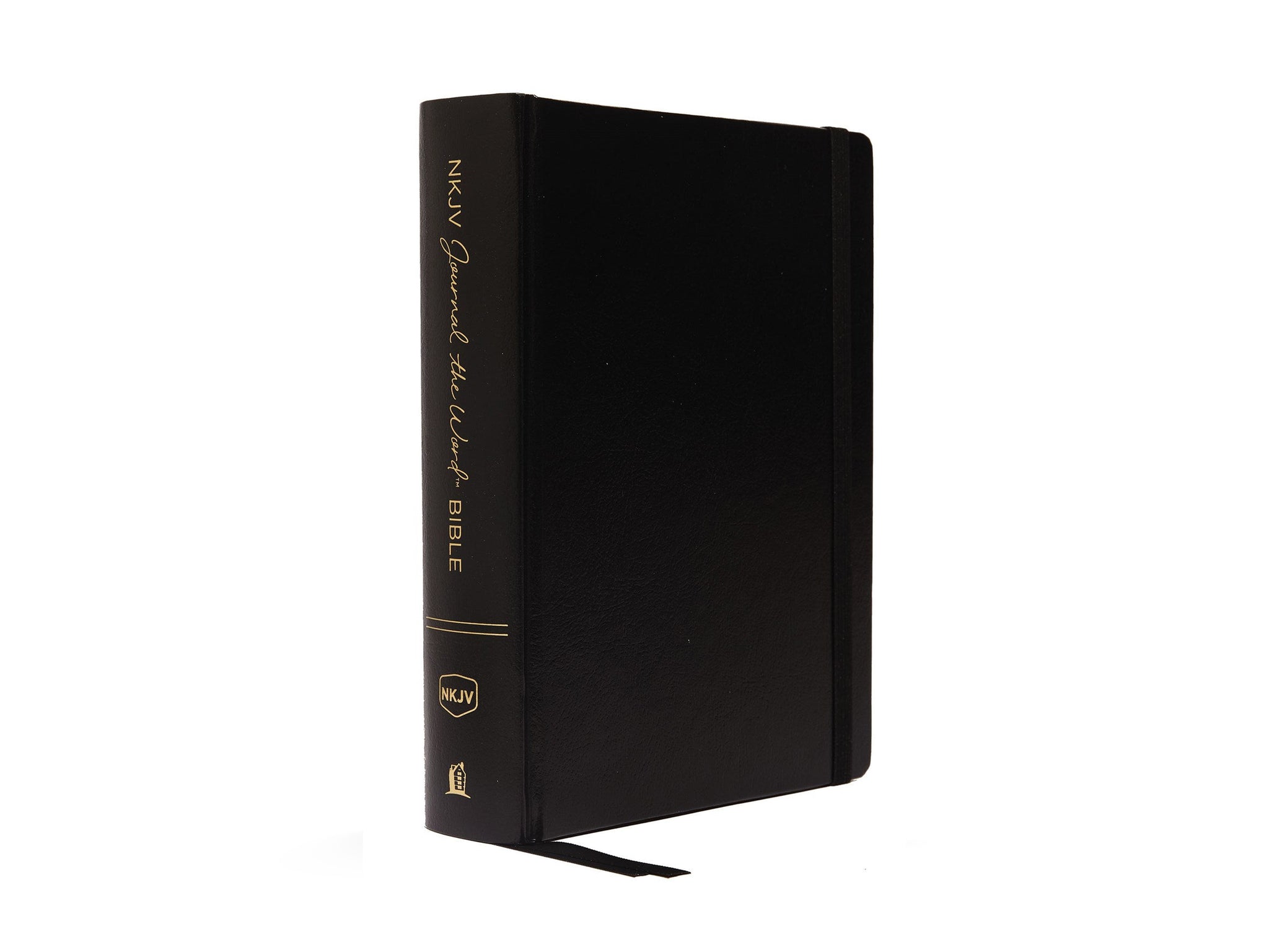 NKJV Large Print Journaling Bible, Black Hardcover