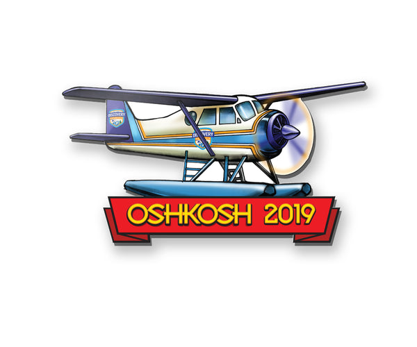 Discovery Mountain Character Pin - Blue Birdie Oshkosh 2019