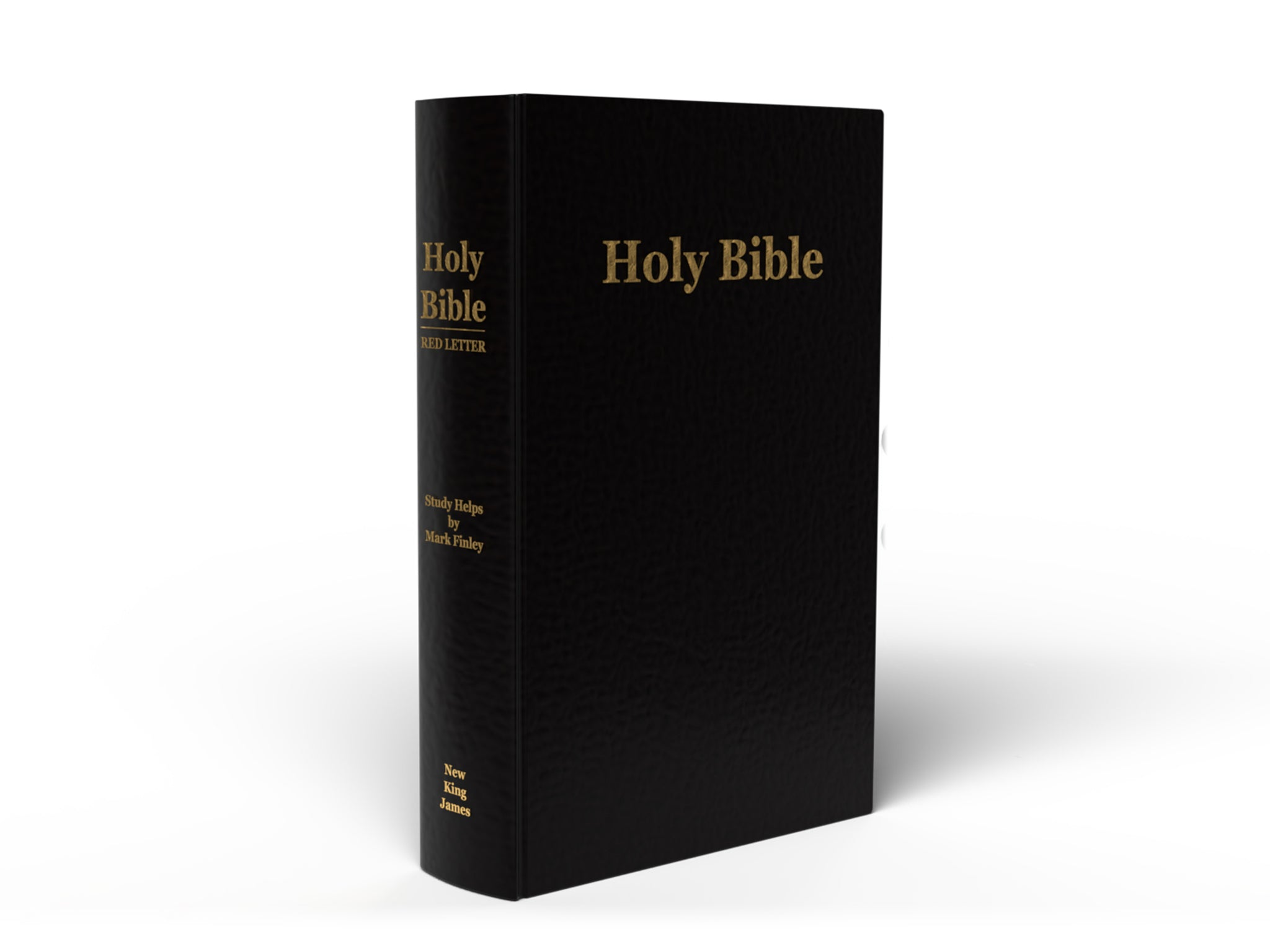 NKJV Bible - With Mark Finley Bible Study Helps (Black Hardcover)