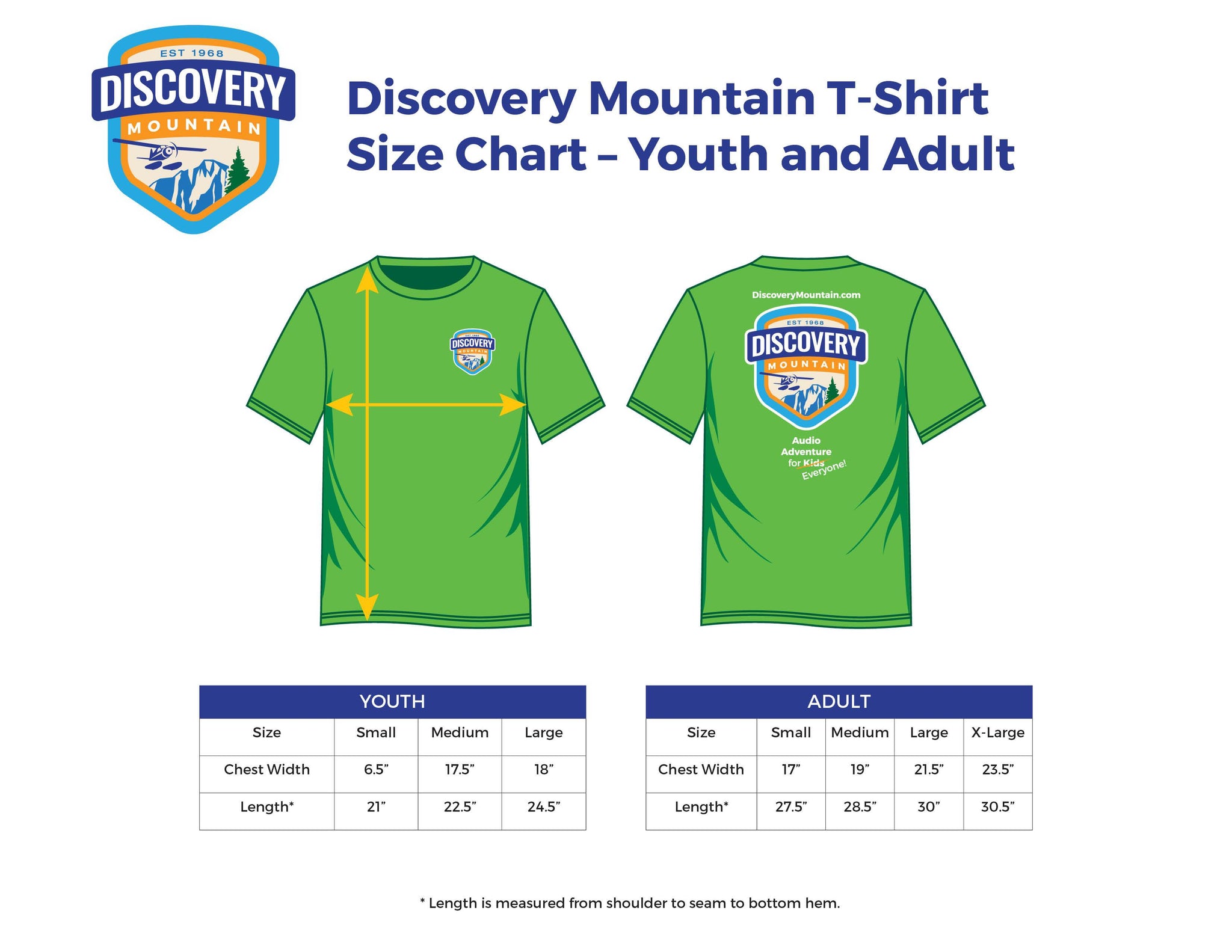 Discovery Mountain Blue T-Shirt – Voice of Prophecy
