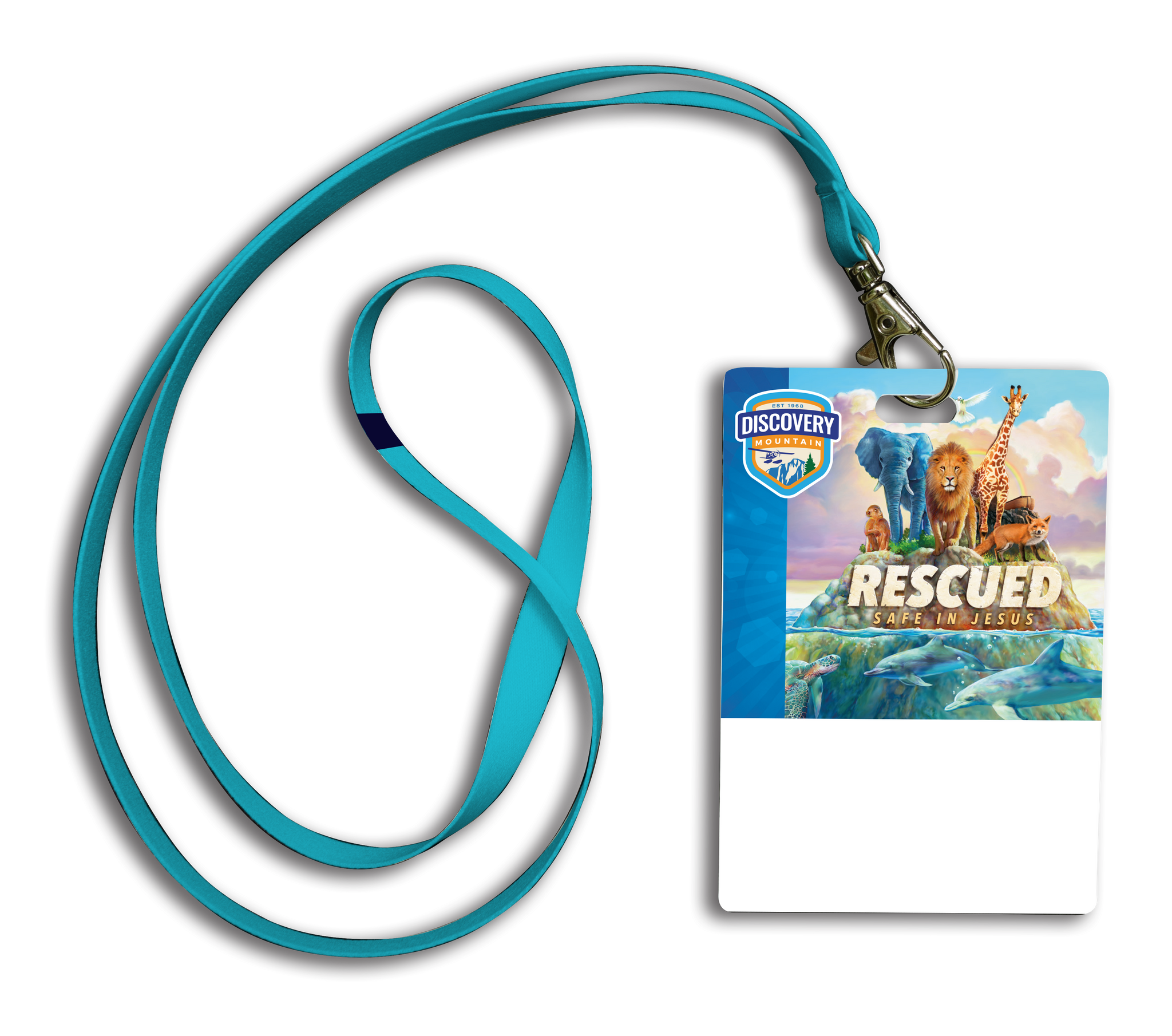 Rescued VBS Breakaway Tag Lanyard with Pouch (Pack of 10)